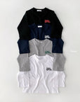 Black Button Logo Tee