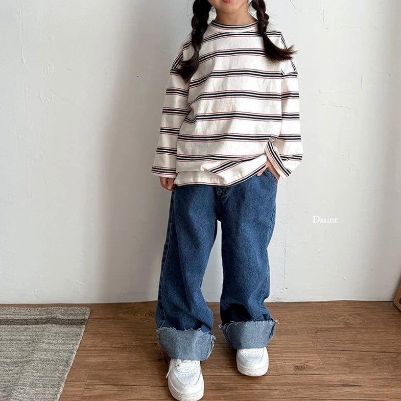 Cutting Roll-up Wide Pants