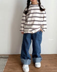 Cutting Roll-up Wide Pants