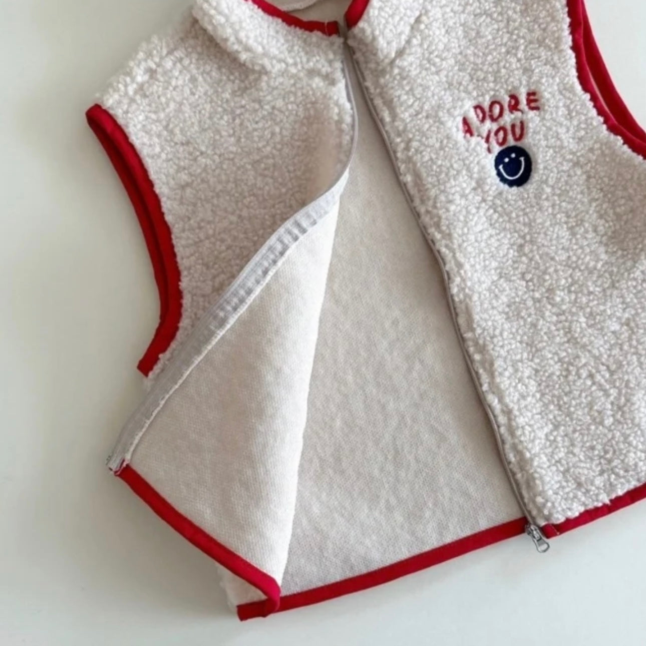 Smile Fleece Vest