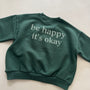 Be Happy Sweater – Botschaft zum Wohlfühlen