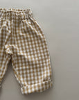 Mario Gingham Pants – Lässige Karo-Hose