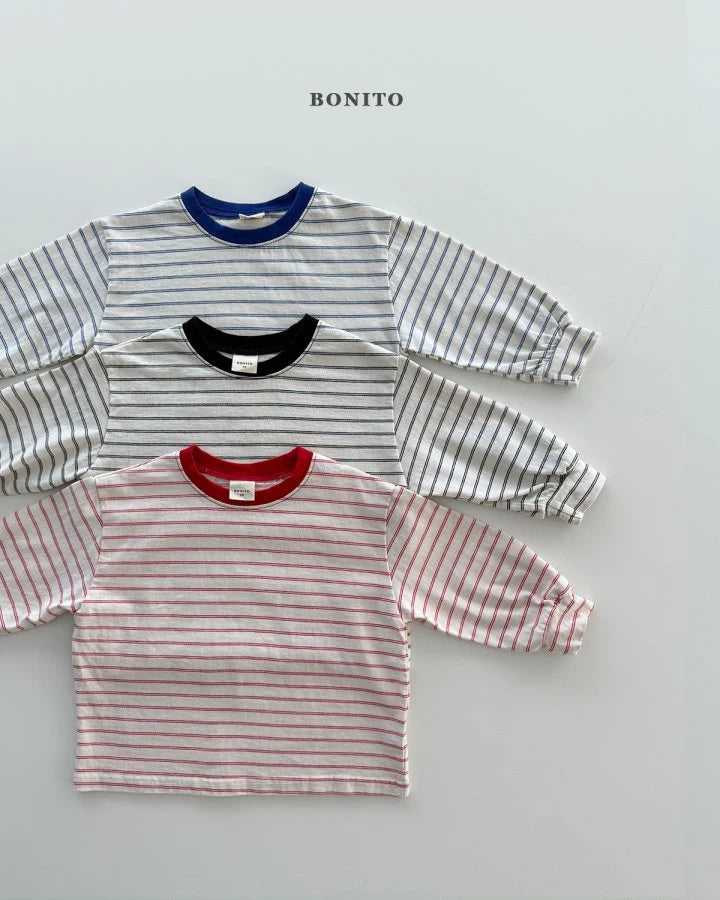 Ribbed Color-Block Stripe Tee1_byLittleFox_jetztvorbestellen