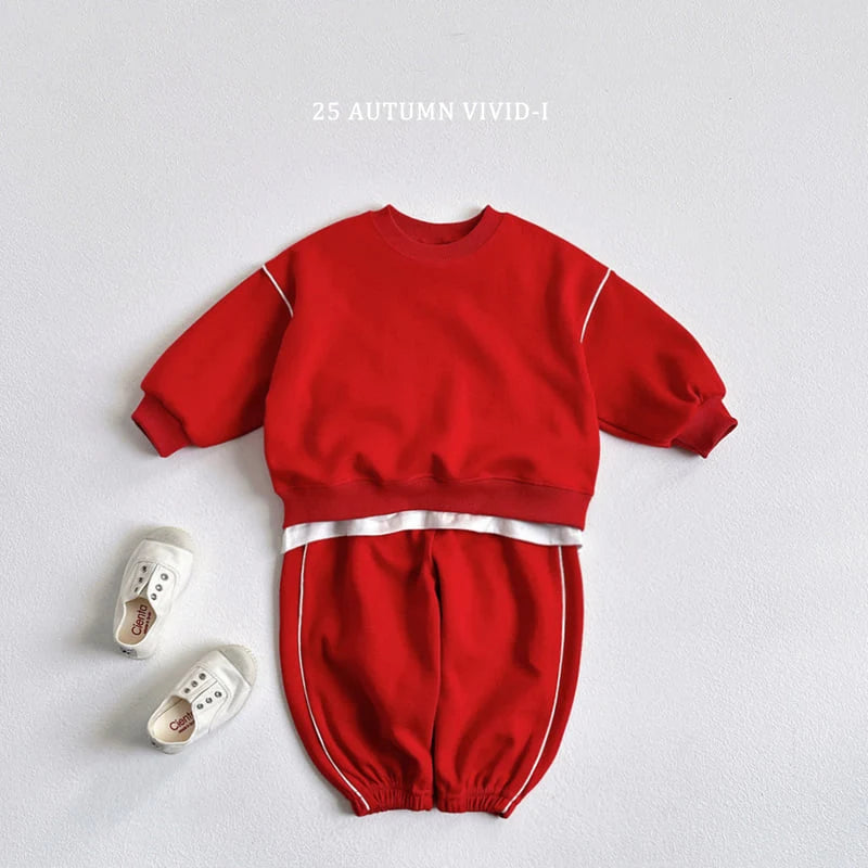 Piping Line Jogger Pants