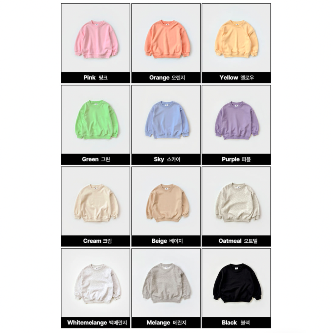 Butter Plain Sweatshirts