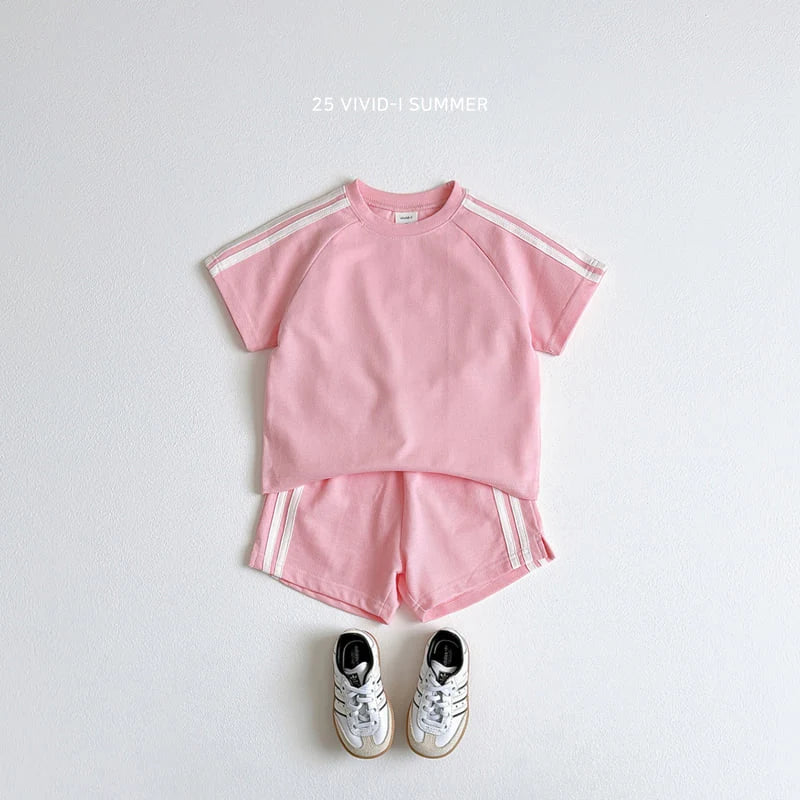 Pique Line Short Sleeve Tee