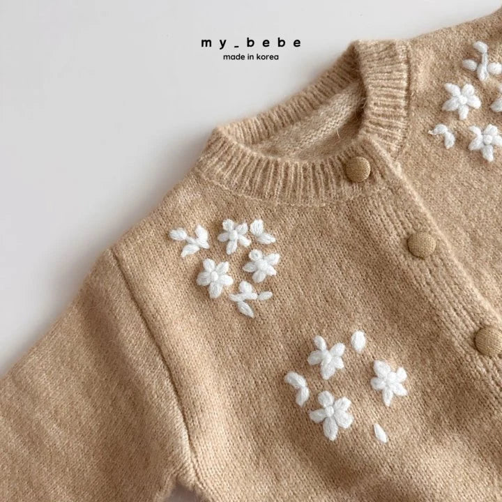 Floral Embroidered Cardigan