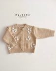 Floral Embroidered Cardigan