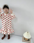 Heart Fleece One-piece