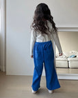 Junior: Terry Line Pants – Weite Frottee-Hose mit Seitenstreifen
