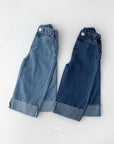 Cutting Roll-up Wide Pants