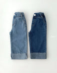 Cutting Roll-up Wide Pants