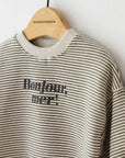 Bonjour Stripe Tee