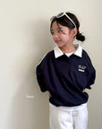 Play Double Line Collar Sweatshirt