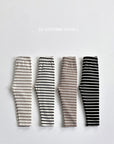 Ribbed Striped Leggings