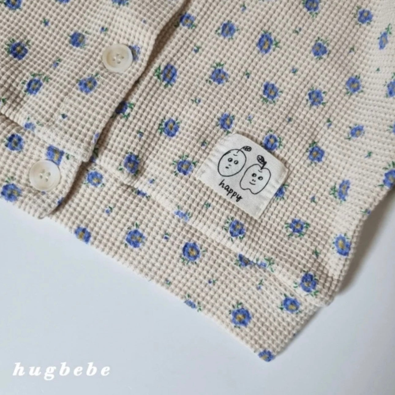 Flower Waffle Cardigan