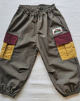 Wide Collar Pocket Pants