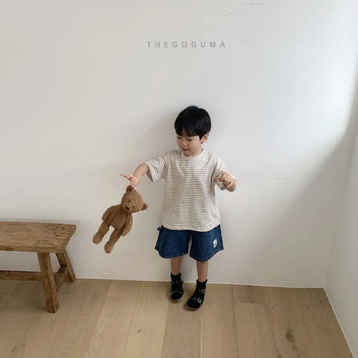 Miu Stripe Button Tee4_byLittleFox_jetztvorbestellen