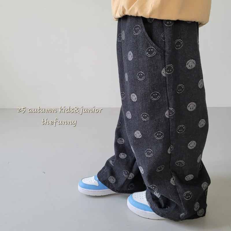 Round Denim Pants
