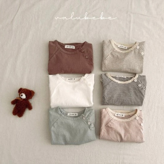 Kids Basic Side Button Tee 3