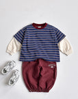 Double Layer Stripe Tee – Gestreiftes Shirt im 2-in-1 Look