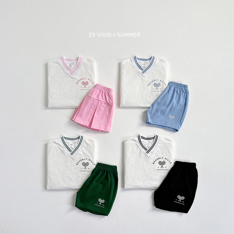 Racket V-Neck Set