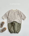 Bear Embroidery Striped Tee