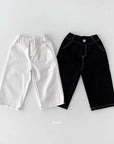 Fit Wide Stitch Pants