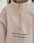 Smile Half Zip Sweatshirt
