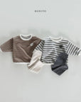 Stripe Hem Leggings Set