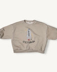 Rocket Universe Sweater – Pigment-Dye mit Raketen-Print