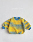 Fleece Stripe Sweatshirt
