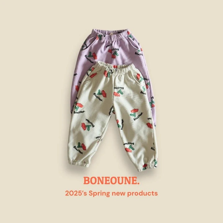 Sketch Flower Jogger Pants