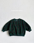 Fleece Check Sweatshirt