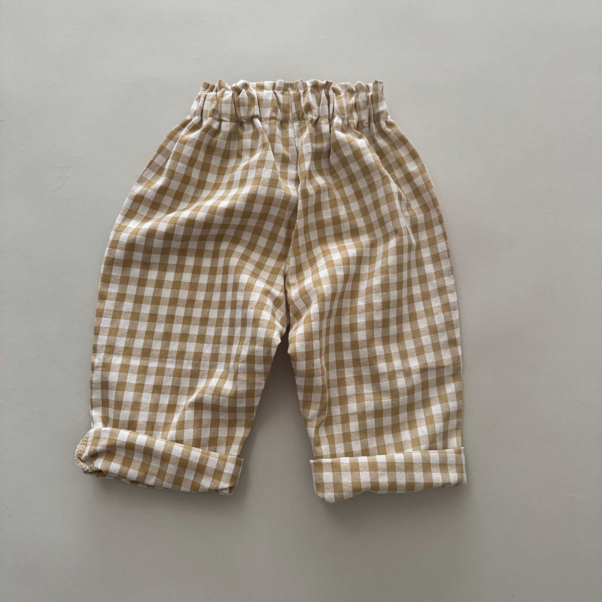 Mario Gingham Pants – Lässige Karo-Hose