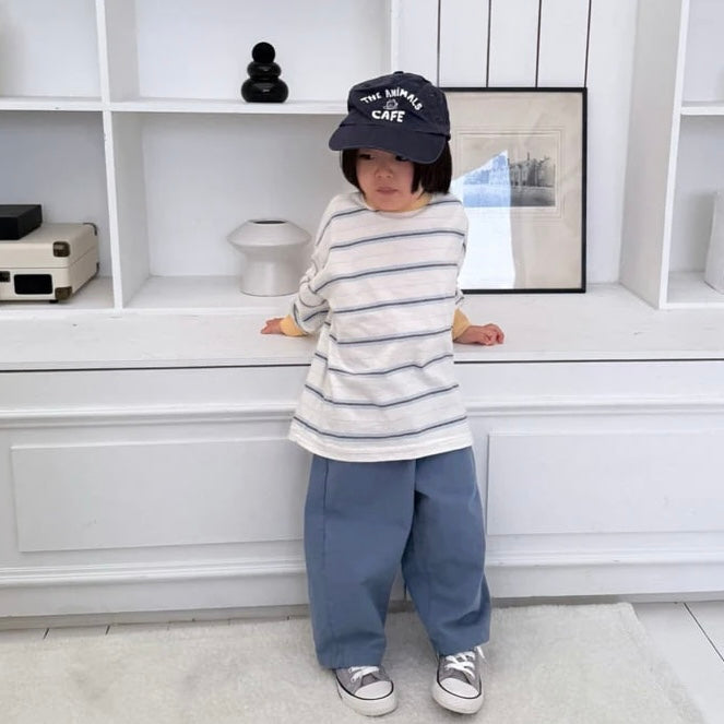 Junior: Curved Pocket Pants – Weite Baumwollhose mit Statement-Taschen