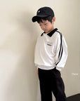 Play Double Line Collar Sweatshirt
