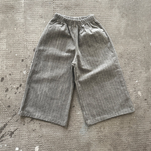 Pinstripe Wide Pants