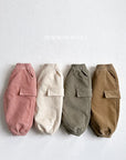 Fleece Corduroy Cargo Pants