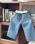 Waist Denim Pants