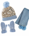 Shimmer Sequin Knitted Set 3-6 Jahre