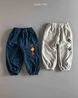 Warm Argyle Terry Jogger Pants