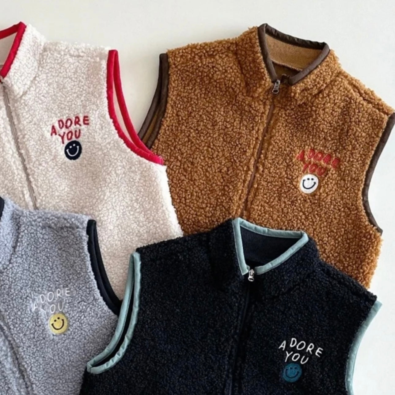 Smile Fleece Vest
