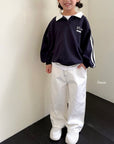 Fit Wide Stitch Pants