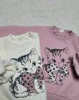 Ribbon Cat Sweatshirt