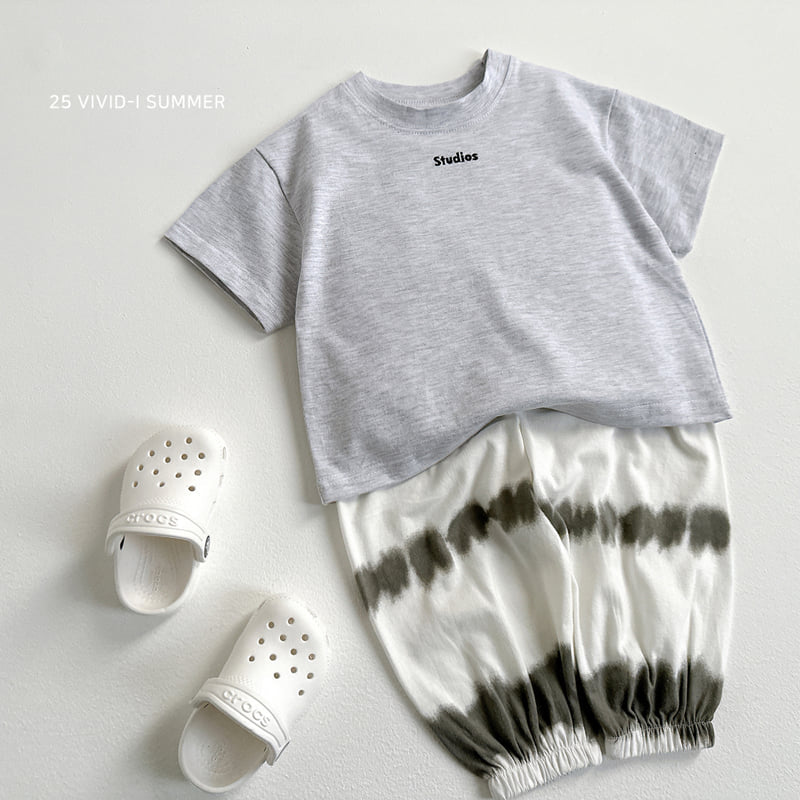Tie Water Printed Pants