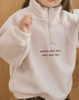 Smile Half Zip Sweatshirt