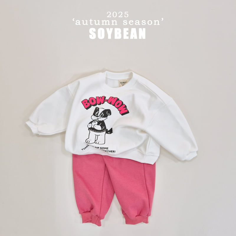 Bow Wow Raglan Top Bottom Set