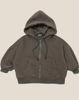 Fleece Hoodie Zip-Up – Oversize Sweatshirt Jacke