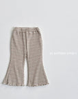 Striped Bootcut Pants